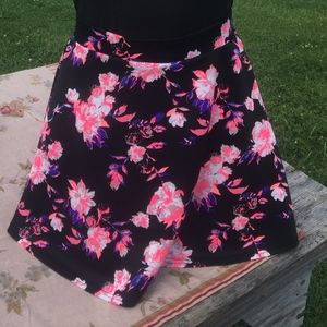 Floral Skater Skirt